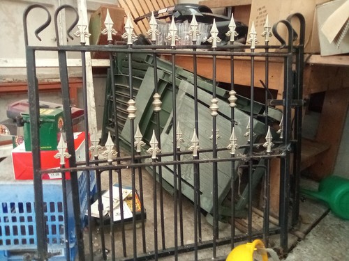 Metal driveway garden gate - metal,