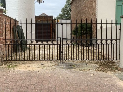 Metal driveway gate - ,, double