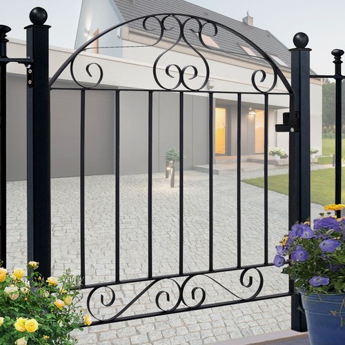 Garden gate wrought - wrought, iron