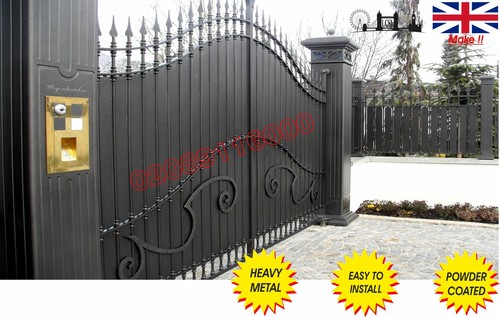 Driveway gates metal - metal, /