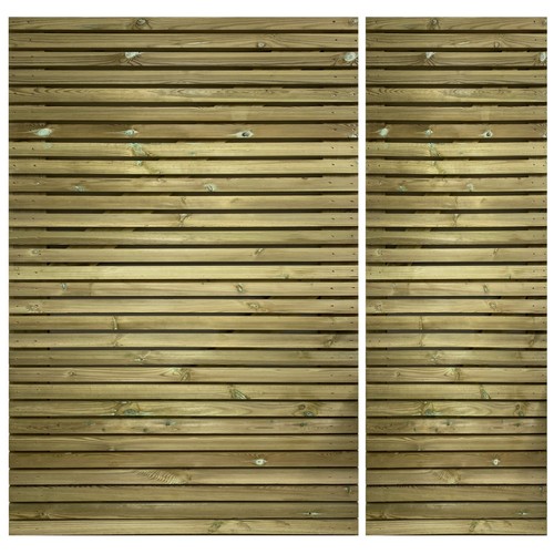 Redwood slatted driveway - redwood,