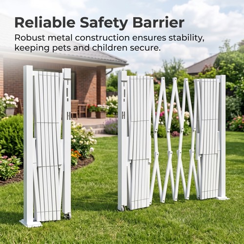 Retractable garden gate - retractable,