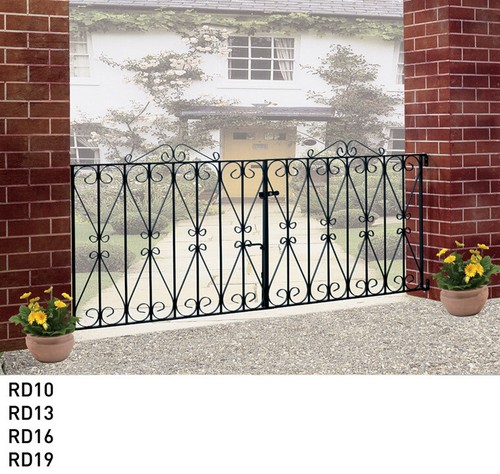 Driveway gates double - double,