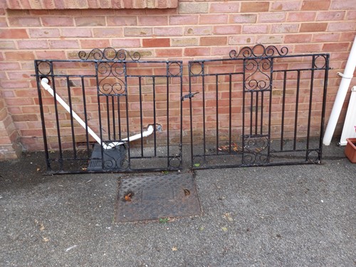 Heavy duty black wrought iron - duty,