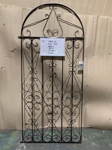 Arched top wrought - arched, iron