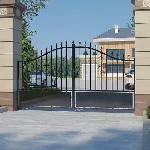 Metal gates driveway - gates,
