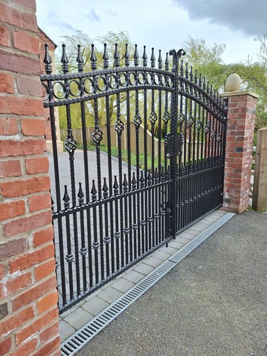 Wrought iron driveway - wrought,