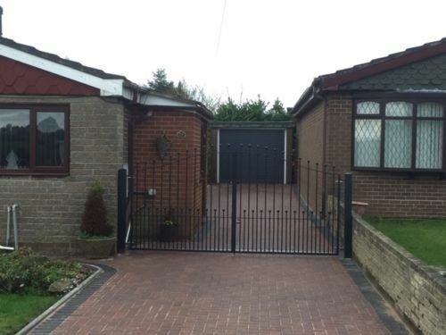 Custom made driveway gates