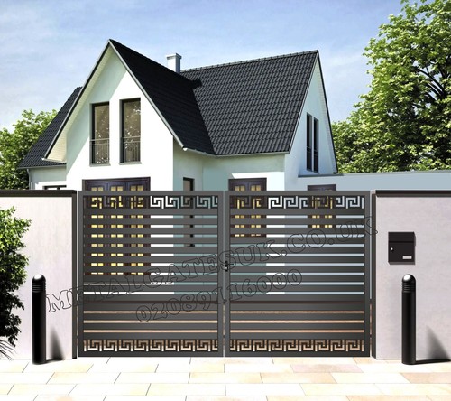 Metal gates driveway - gates/driveway,