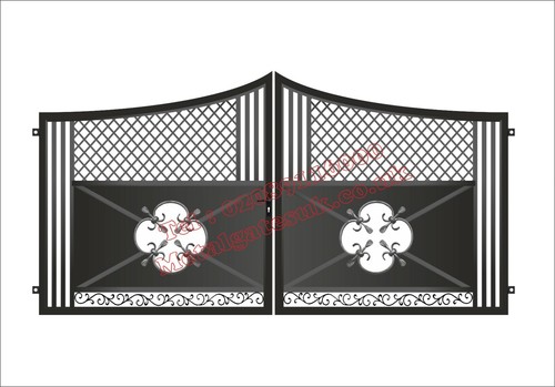 Driveway gates composite wood - gates/composite,
