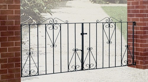 Classic metal scroll driveway - classic,