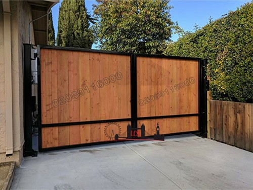 Driveway gates composite wood - gates/composite,