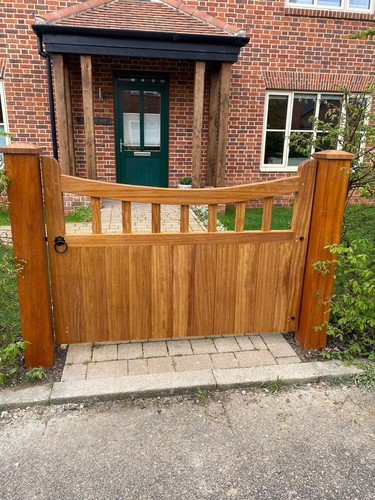 Hardwood garden gates made - garden, to