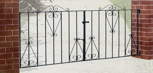 Classic metal scroll - metal, driveway
