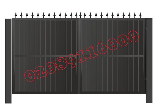 Metal driveway gates - driveway, /